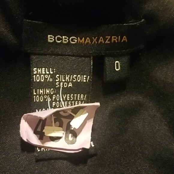 🎉HP🎊 NWOT 👗 Bcbgmaxazria silk polka dot dress 0 - Picture 7 of 8